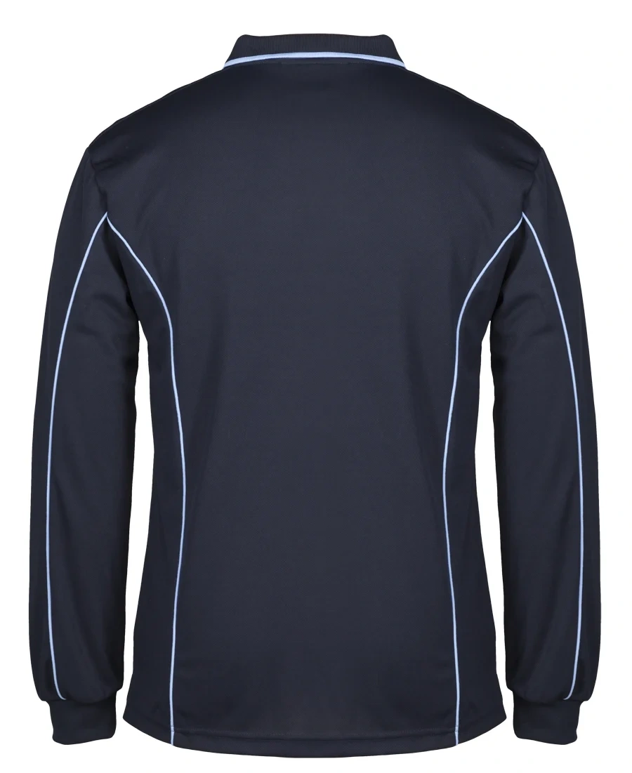 Podium L/S Piping Polo - Image 15