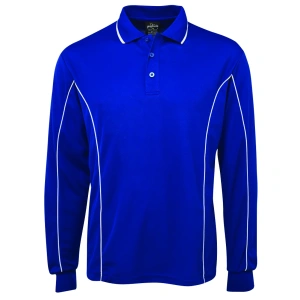 Podium L/S Piping Polo - Thumbnail Image 18
