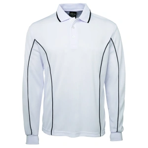 Podium L/S Piping Polo - Thumbnail Image 20
