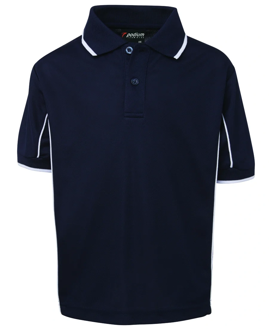 Podium Kids S/S Piping Polo - Image 2