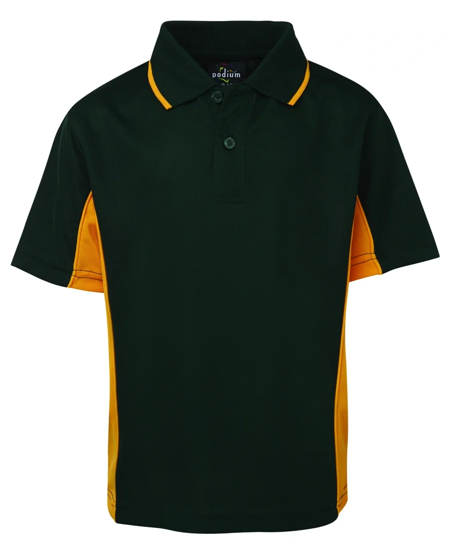 Podium Kids Contrast Polo - Image 2
