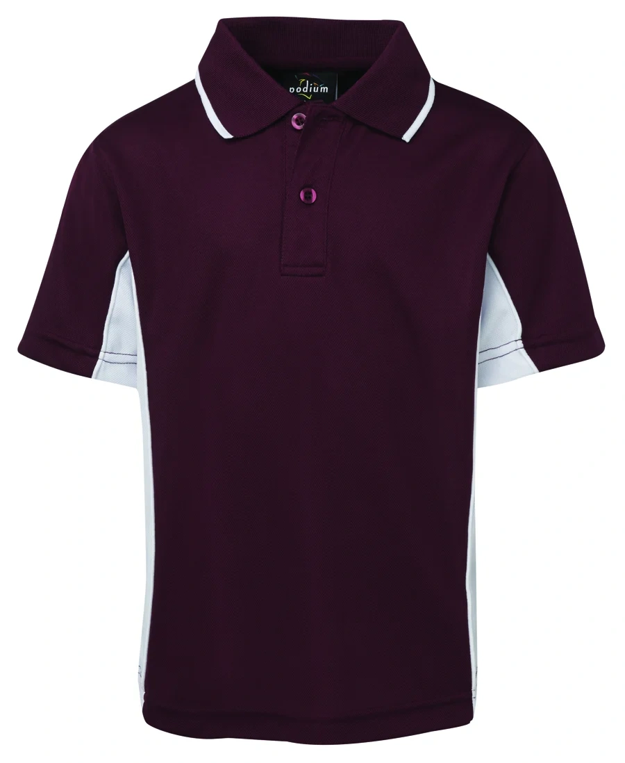 Podium Kids Contrast Polo - Image 6