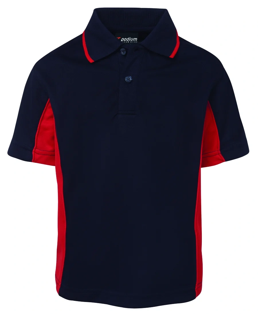 Podium Kids Contrast Polo - Image 8