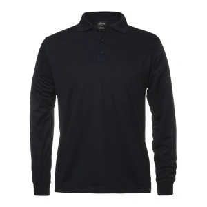 Podium Long Sleeve Poly Polo - Thumbnail Image 2