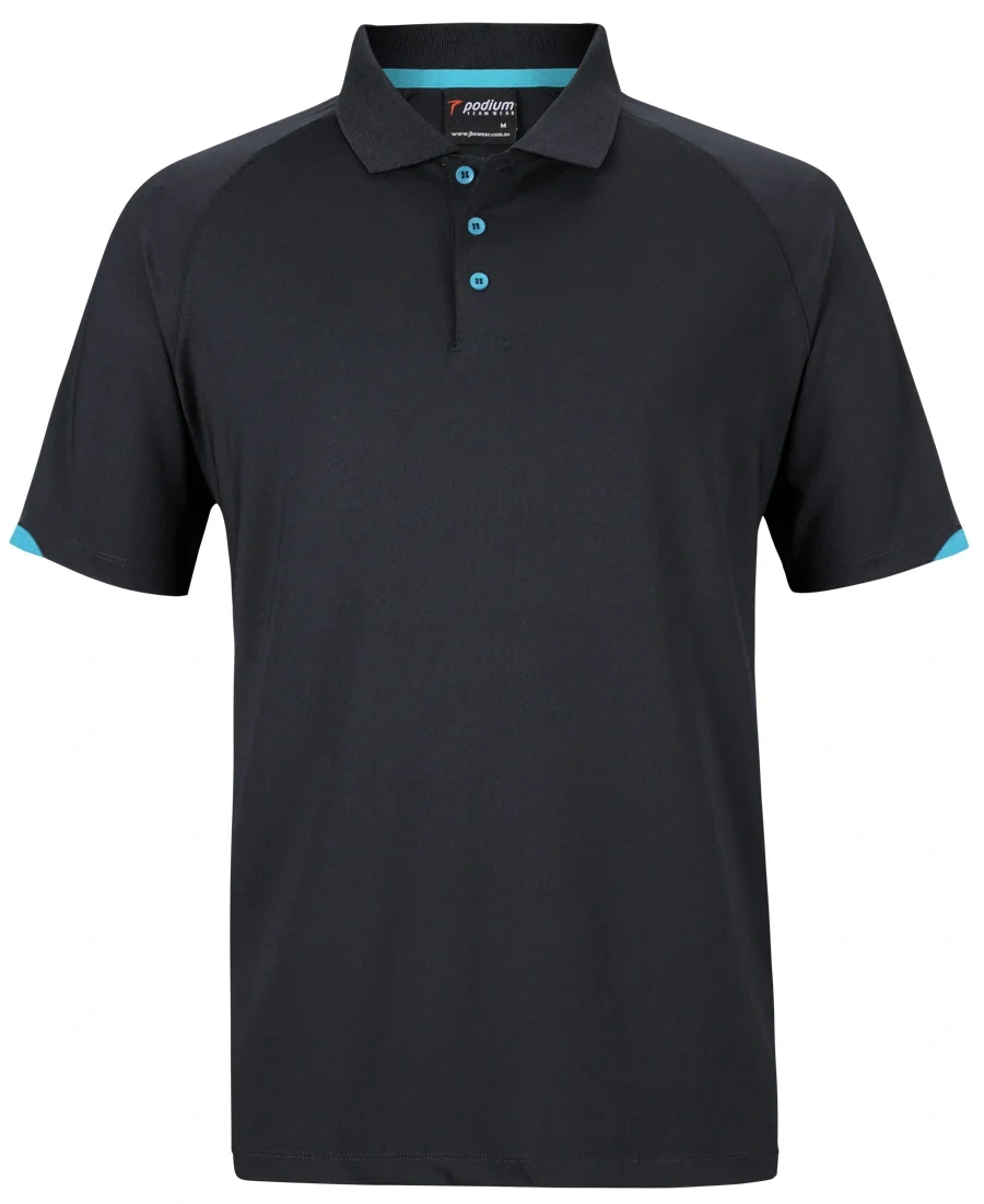 Podium Contrast Stretch Polo - Image 4