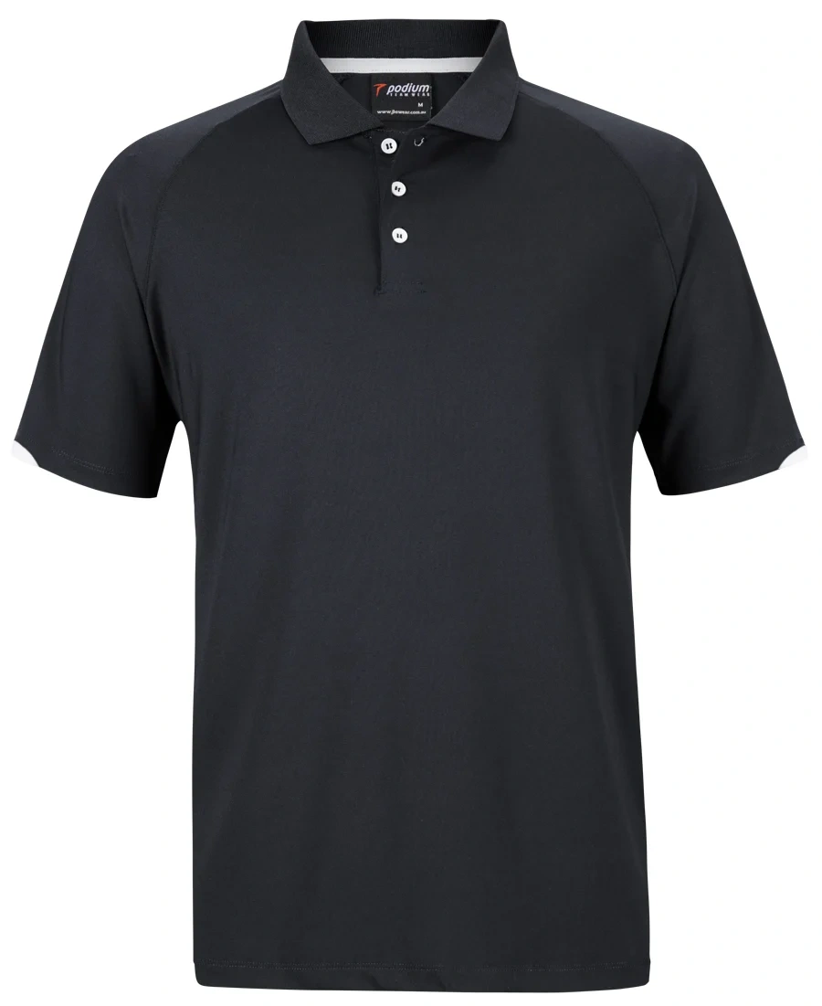 Podium Contrast Stretch Polo - Image 8