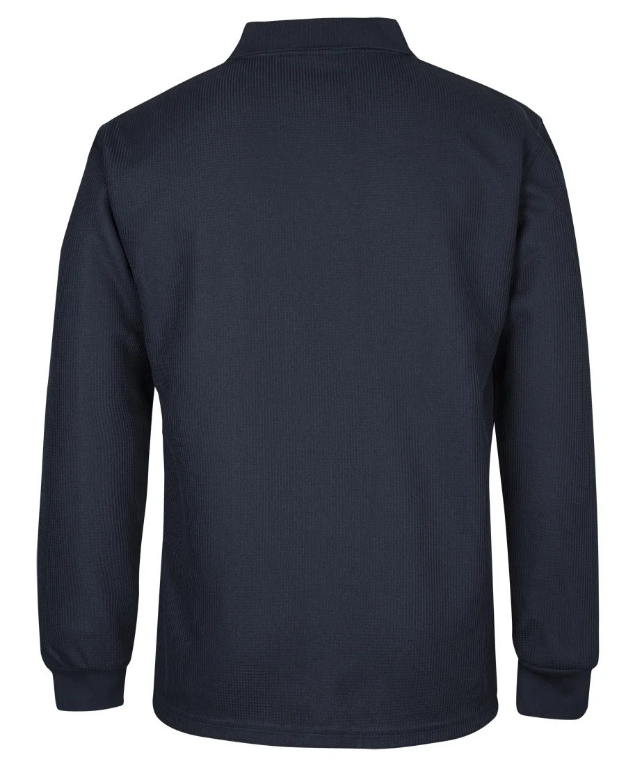 Podium L/S Waffle Pocket Polo - Image 5