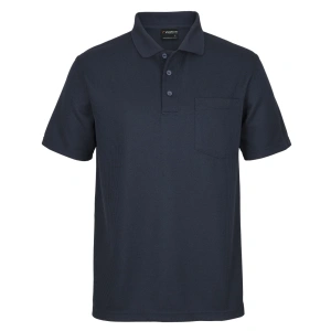 Podium Waffle Pocket Polo - Thumbnail Image 4