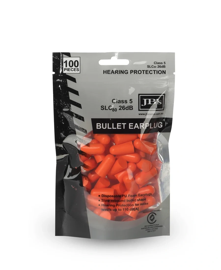 JB's Bullet Shaped Earplug (100 pieces) - Image 1