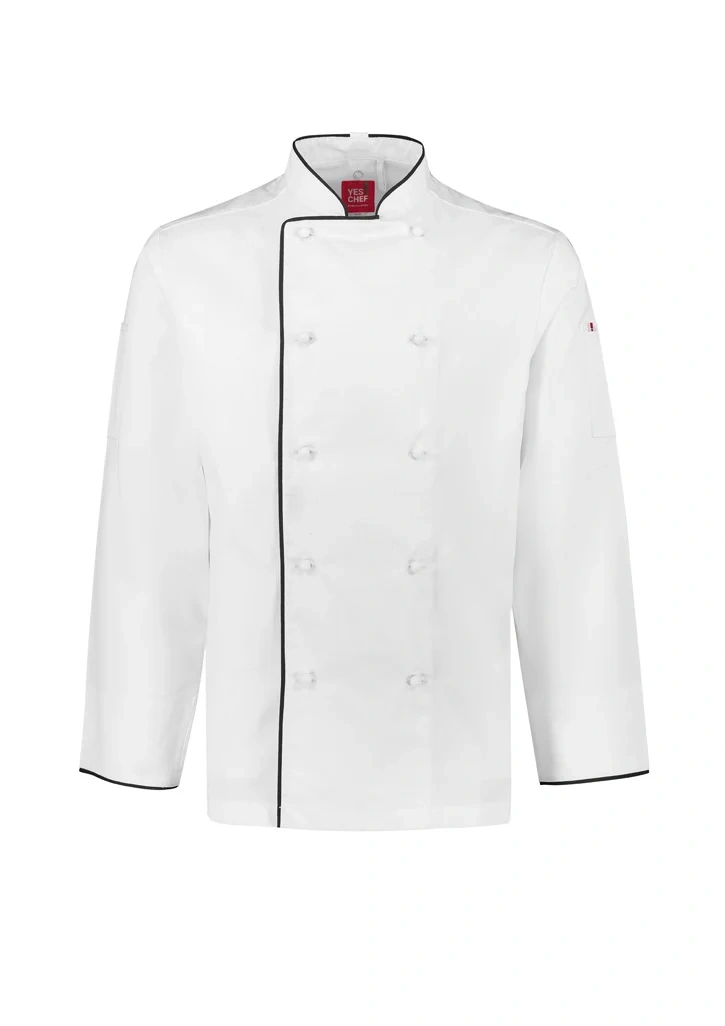 Mens Al Dente Long Sleeve Chef Jacket - Image 2