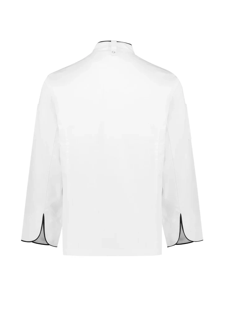 Mens Al Dente Long Sleeve Chef Jacket - Image 3