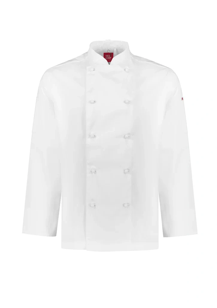 Mens Al Dente Long Sleeve Chef Jacket - Image 4