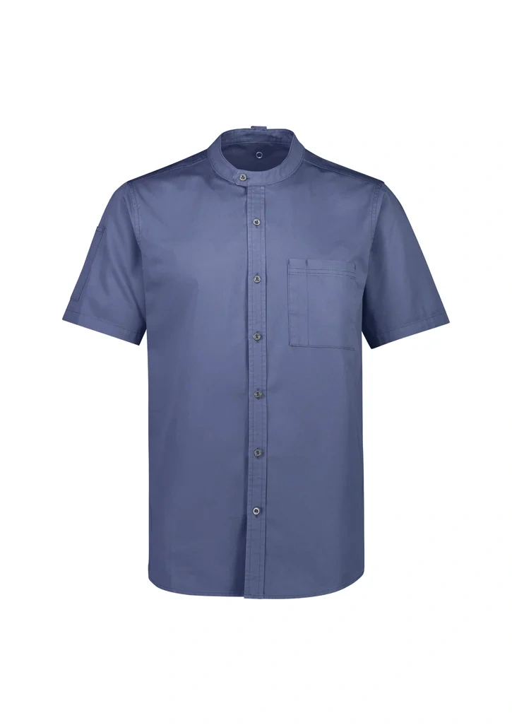 Mens Salsa Short Sleeve Chef Shirt - Image 6
