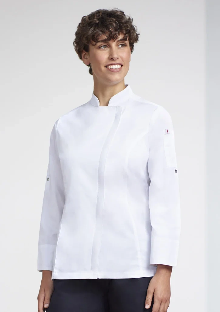 Womens Alfresco Long Sleeve Chef Jacket - Image 1