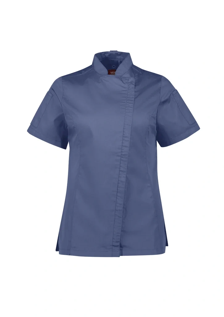 Womens Alfresco Short Sleeve Chef Jacket - Image 6