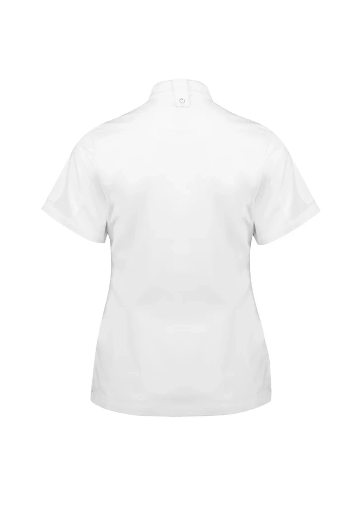 Womens Alfresco Short Sleeve Chef Jacket - Image 3