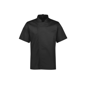 Mens Alfresco Short Sleeve Chef Jacket - Thumbnail Image 4