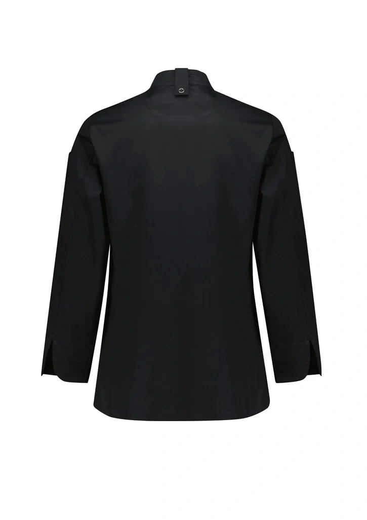 Womens Gusto Long Sleeve Chef Jacket - Image 3
