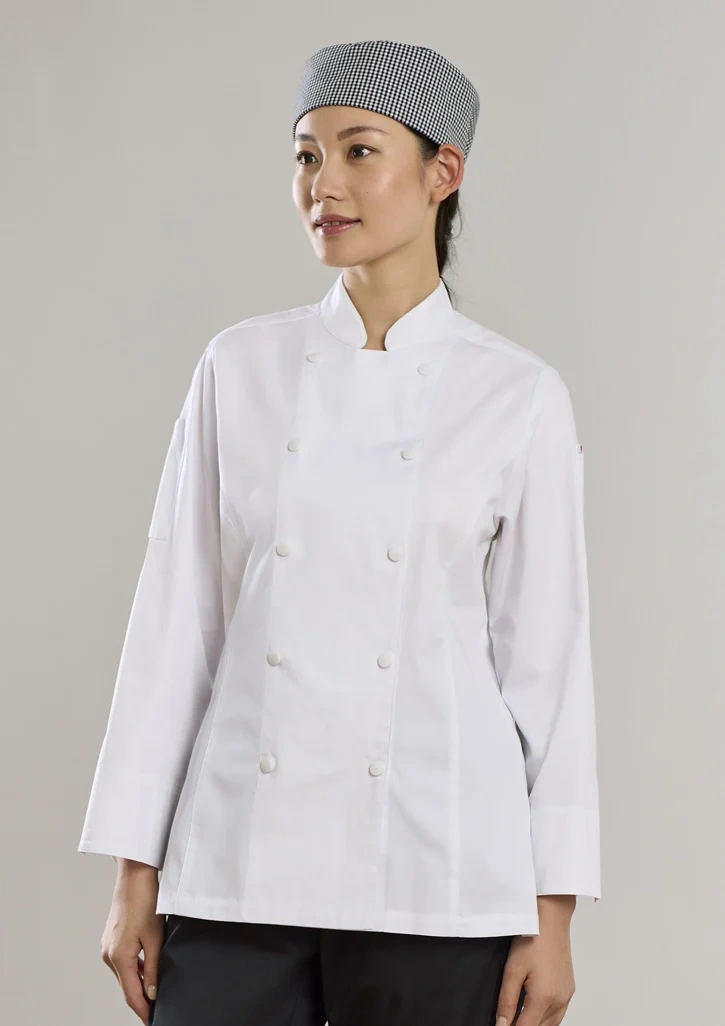 Womens Gusto Long Sleeve Chef Jacket - Image 1