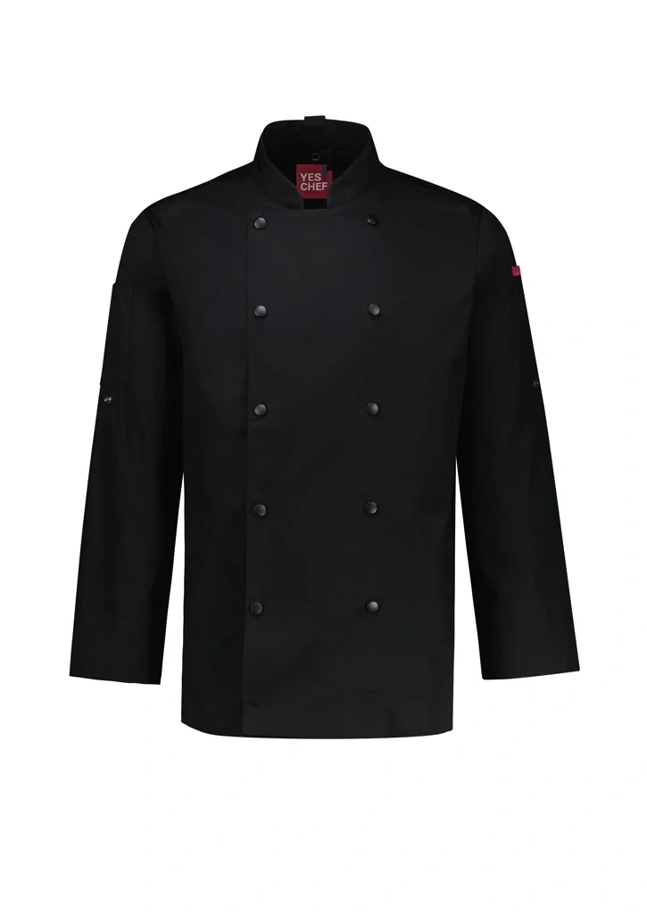 Mens Gusto Long Sleeve Chef Jacket - Image 2