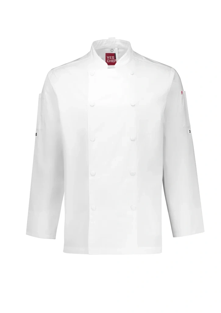 Mens Gusto Long Sleeve Chef Jacket - Image 4