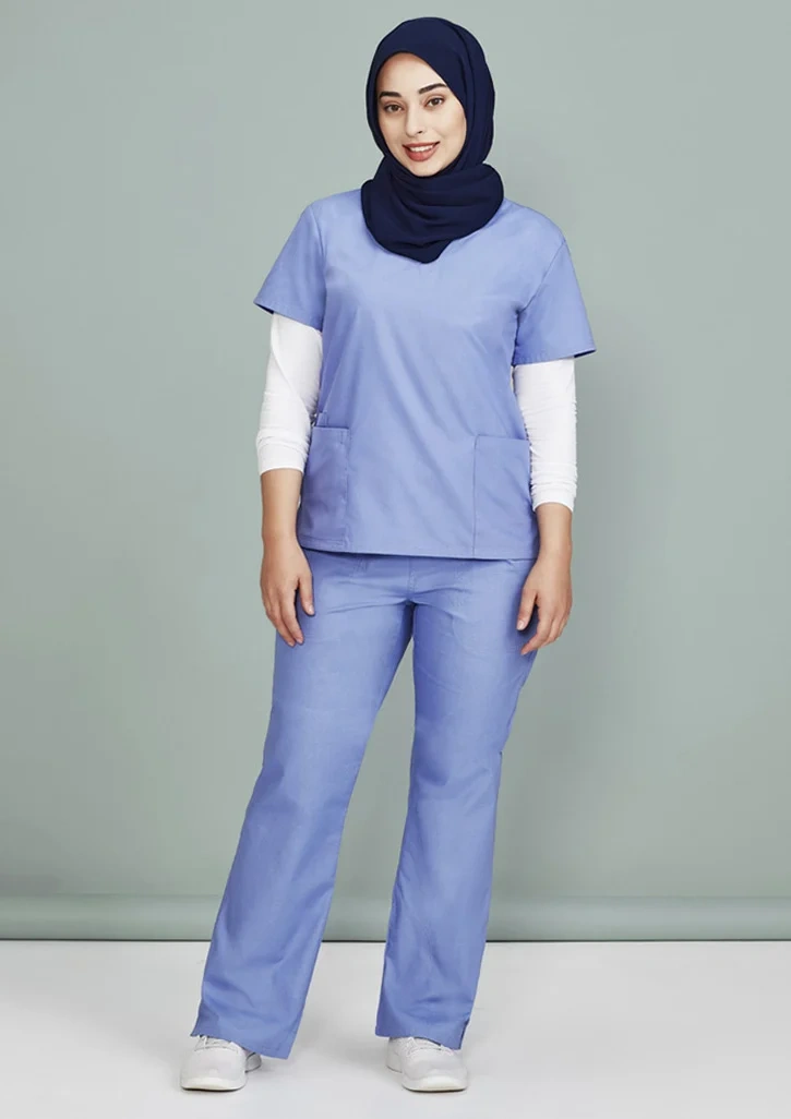 Womens Classic Scrub Top - Image 8