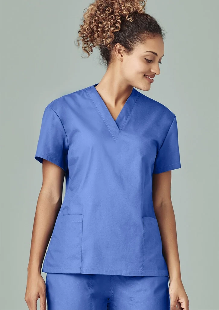 Womens Classic Scrub Top - Image 10