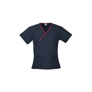 Womens Contrast Scrub Top - Thumbnail Image 8