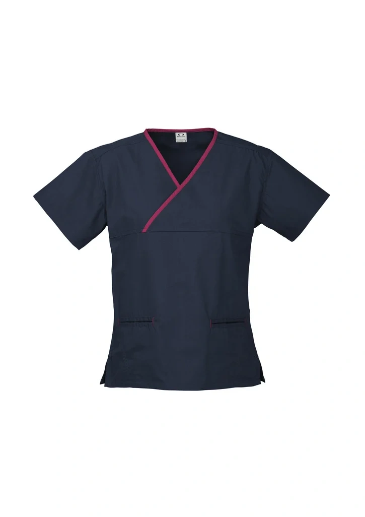 Womens Contrast Scrub Top - Image 8