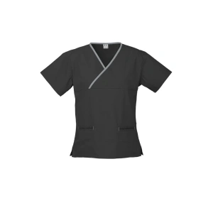 Womens Contrast Scrub Top - Thumbnail Image 4