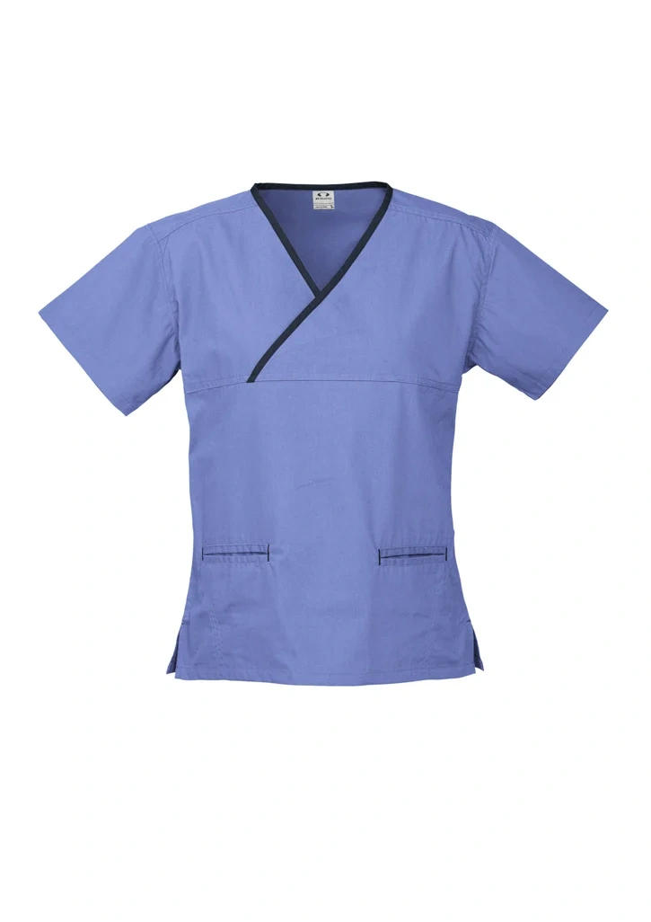 Womens Contrast Scrub Top - Image 10
