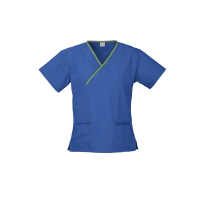Womens Contrast Scrub Top - Thumbnail Image 3