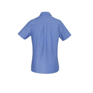 Womens Chambray Short Sleeve Shirt - Thumbnail Image 3