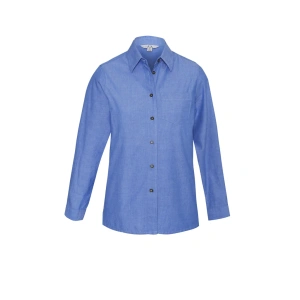 Womens Chambray Long Sleeve Shirt - Thumbnail Image 2