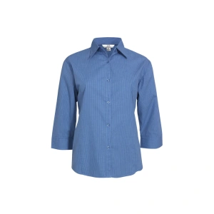 Womens Micro Check 3/4 Sleeve Shirt - Thumbnail Image 6