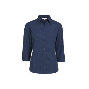 Womens Micro Check 3/4 Sleeve Shirt - Thumbnail Image 4