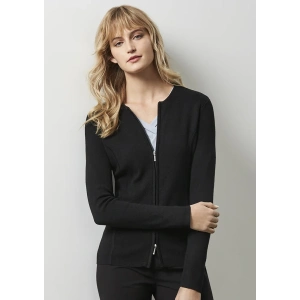 Womens 2-Way Zip Cardigan - Thumbnail Image 1