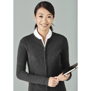 Womens 2-Way Zip Cardigan - Thumbnail Image 3