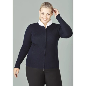 Womens 2-Way Zip Cardigan - Thumbnail Image 4
