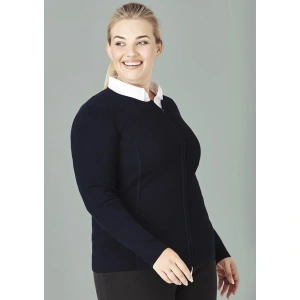 Womens 2-Way Zip Cardigan - Thumbnail Image 5