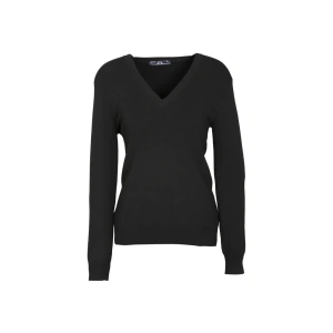 Womens V-Neck Knit Pullover - Thumbnail Image 4