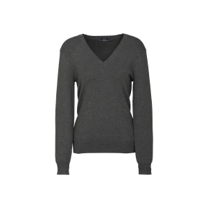 Womens V-Neck Knit Pullover - Thumbnail Image 6