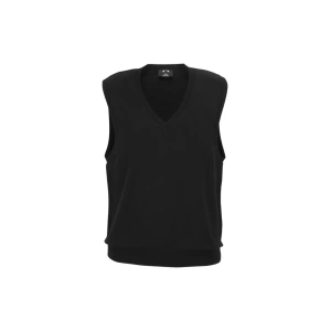 Womens V-Neck Knit Vest - Thumbnail Image 2