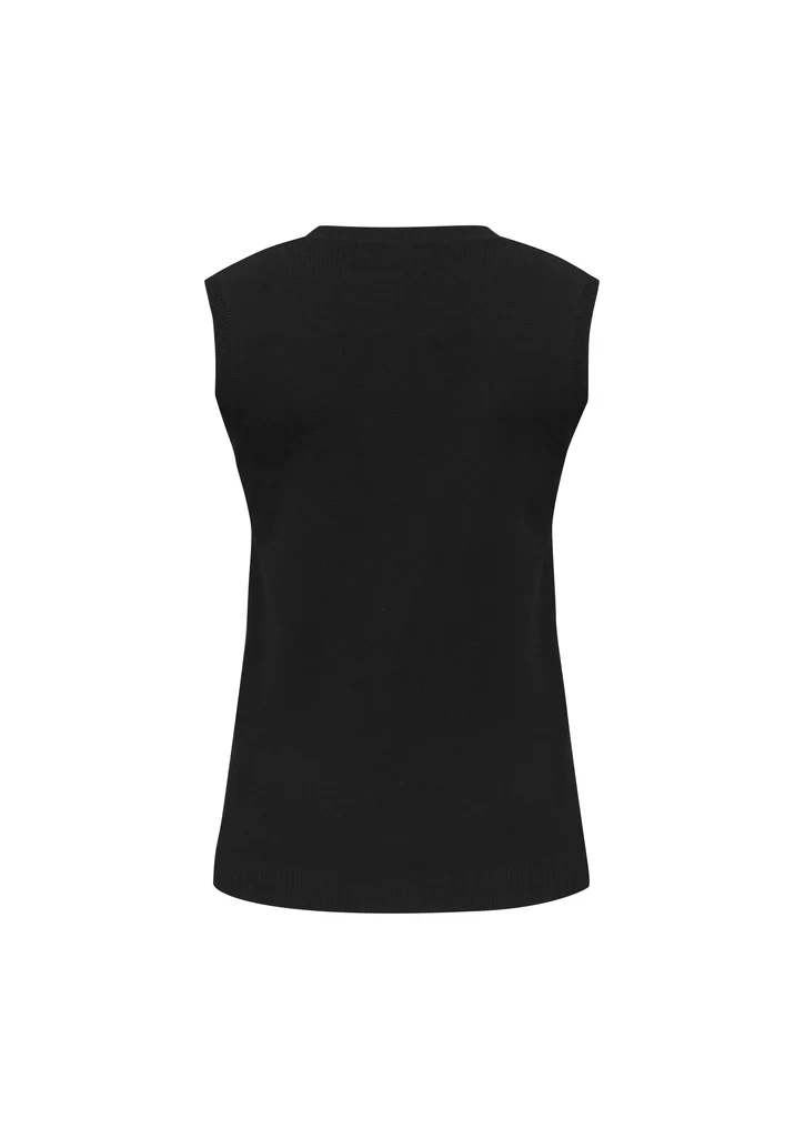 Womens V-Neck Knit Vest - Image 3