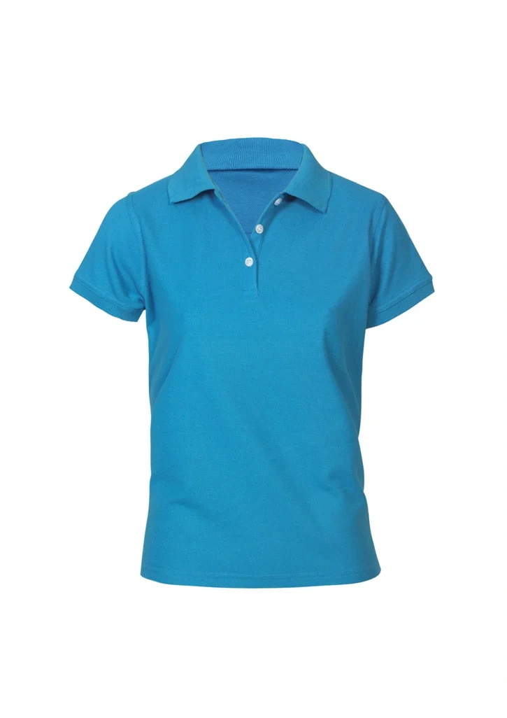 Womens Neon Short Sleeve Polo - Image 14