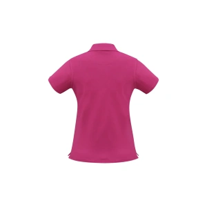 Womens Neon Short Sleeve Polo - Thumbnail Image 3