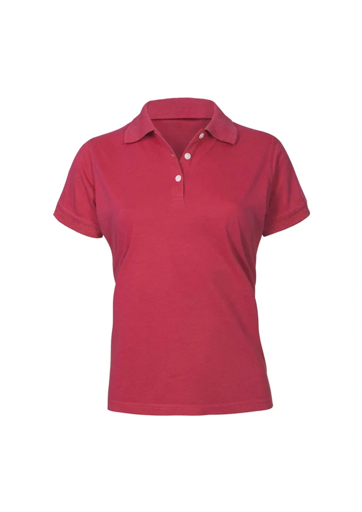 Womens Neon Short Sleeve Polo - Image 4