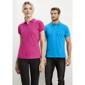 Womens Neon Short Sleeve Polo - Thumbnail Image 1