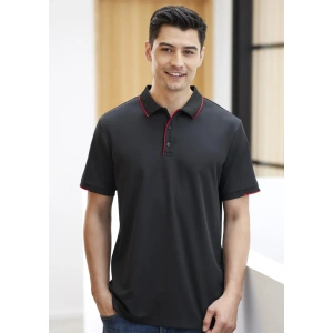 Mens Focus Short Sleeve Polo - Thumbnail Image 1