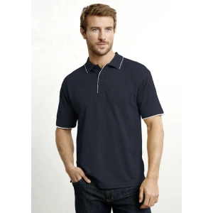 Mens Elite Short Sleeve Polo - Thumbnail Image 1